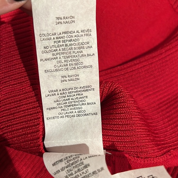 Armani Exchange Red Midi Dress – Size Small | Elegant & Timeless midi dress - Picture 6 of 8